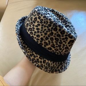 Leopard print hat